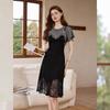 Bailuyu Women's 2026 Summer Lace Spliced Dress