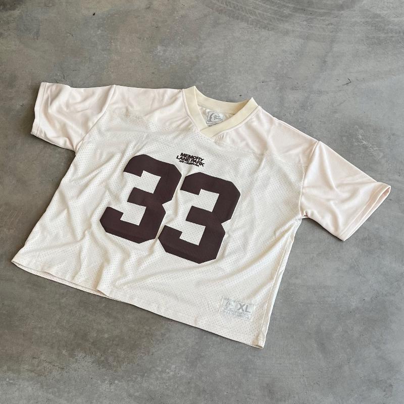 Maglia Retro RogueWave Y2K Asciugatura Rapida Traspirante Rete T-Shirt Street College Abbigliamento Sportivo Oversize Unisex Abbigliamento da Allenamento Calcio