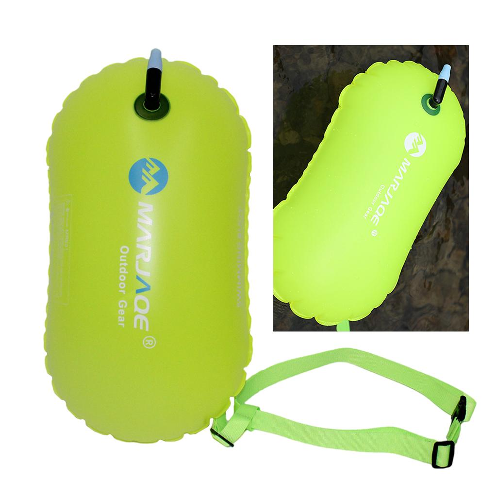 Lightweight Safety Inflatable Swim Buoy Tow Float for Open Water Swimmers