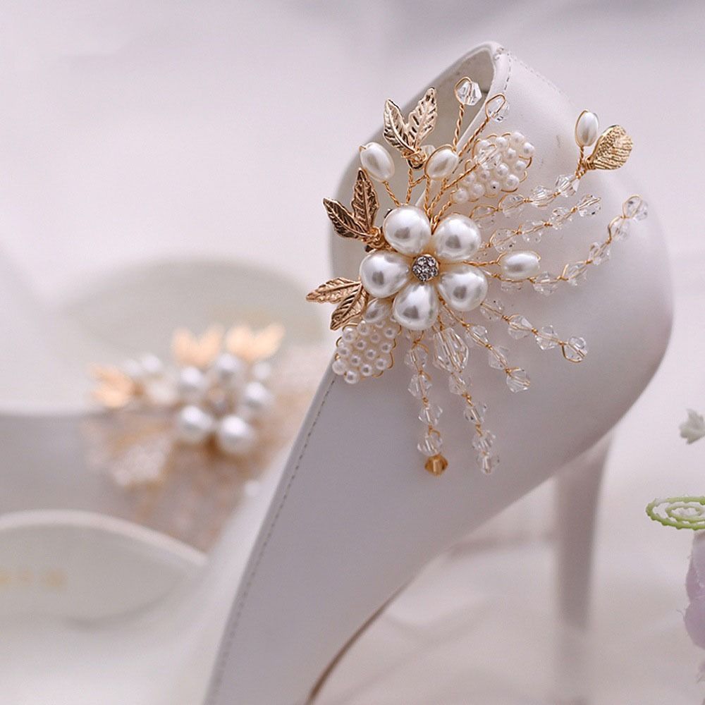 1Pair DIY High Heels Shoe Buckle Rhinestone DIY Shoes Charms Wedding Shoes Accessories  Party