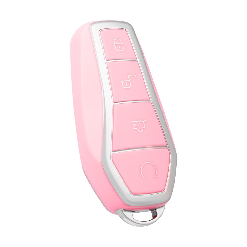 Car Key Case Remote Control Protective Cover for BYD ATTO3 TPU Key Fob Shell for BYD Song/Plus Dolphin Tang Dmi Han EV Qin Yuan
