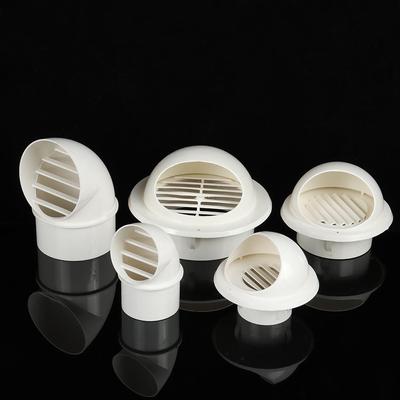 Durable Prevent Pest Air Circulation Exterior Wall Air Vent Vents Waterproof Cap Vent Outlet Cover Ducting Ventilation Grilles