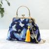 Borsa alla moda vintage con frange Piccole borse a conchiglia Borsa a tracolla da donna con catena Borsa a mano da donna con gru in volo… Altro
