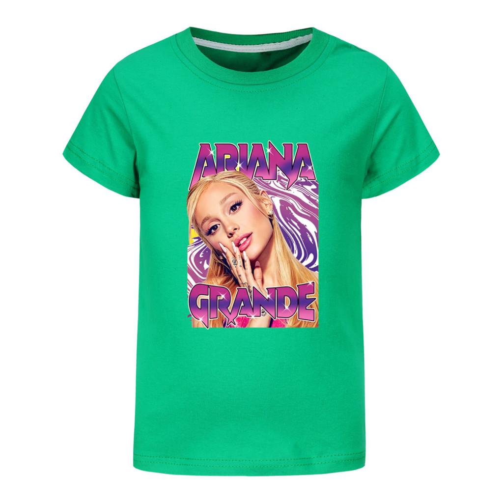 5802 Kids Boys Girls Ariana Grande Short Sleeves T-Shirt