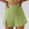 New Spring/Summer High Waist Yoga Skirt Breathable Mini Pants For Running, Fitness, Tennis, Anti Light Skirt For Women