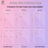 Xiaohongshu A5 Compact 3-Inch Binder Refill: Transparent 4-Pocket Card Storage Pages