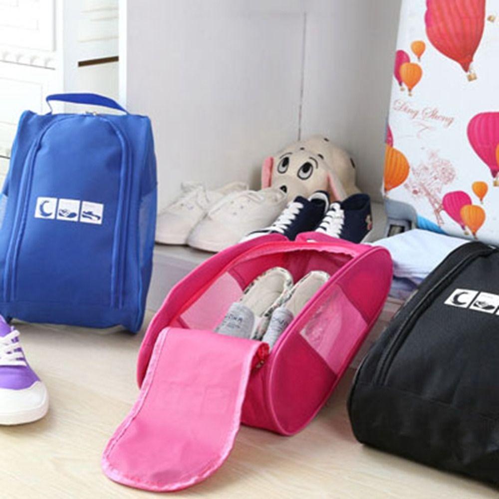 Dual Zipper Sneakers Boot Storage Bag Lightweight Shoes Organizer Portable Golf Shoe Bag  Women