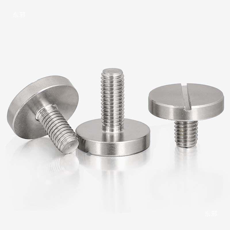 304 Slotted Flat Round Head Screws - GB833 M2.5 to M10