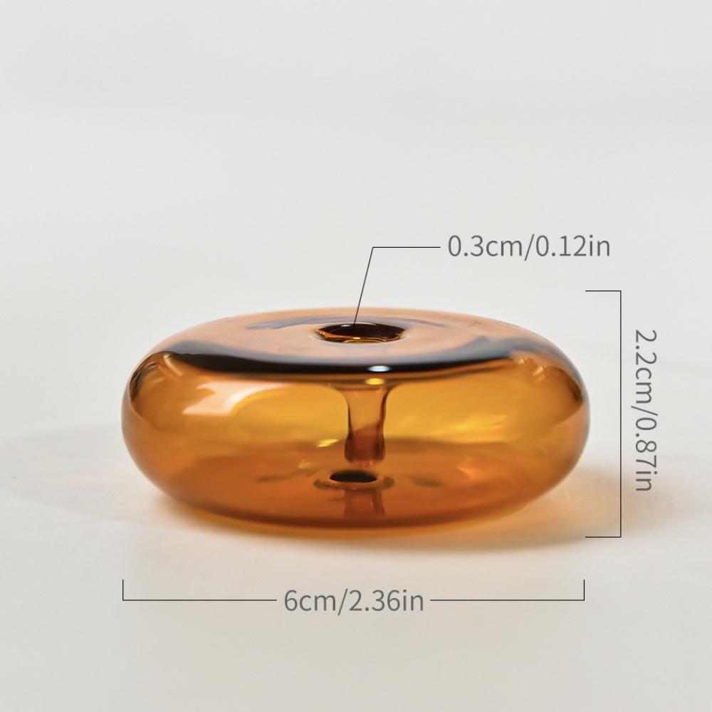 Colorful Circle Glass Incense Holders Household Chinese Incense Stick Incense Burners Yoga Ceremony Relieve Home Fragrance Gifts