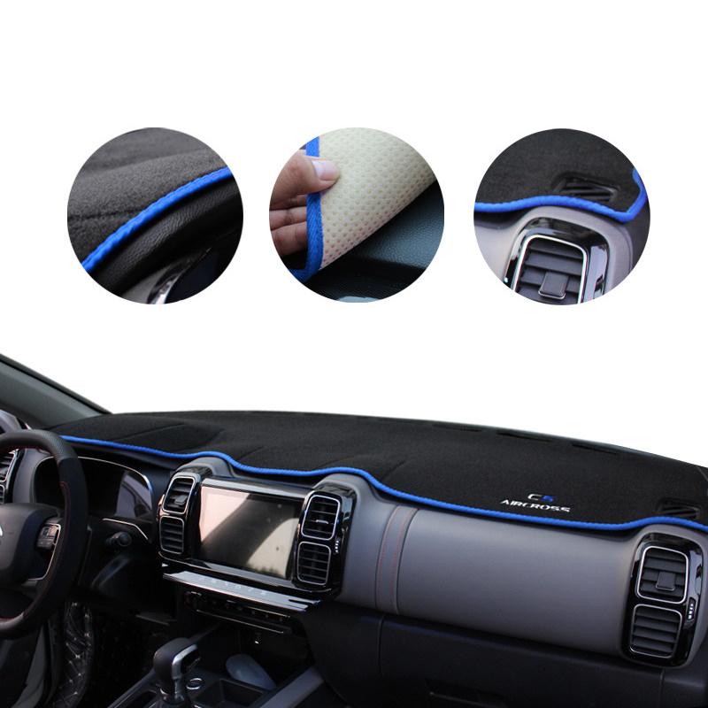 For Citroen C5 Aircross 2017- Car Dashboard Cover Mat Avoid light Pad Sun Shade Dash Board Cover Carpets Accessories