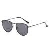 New retro metal thin frame sunglasses, men's and women's European and American trend street sunglasses, small face glasses s