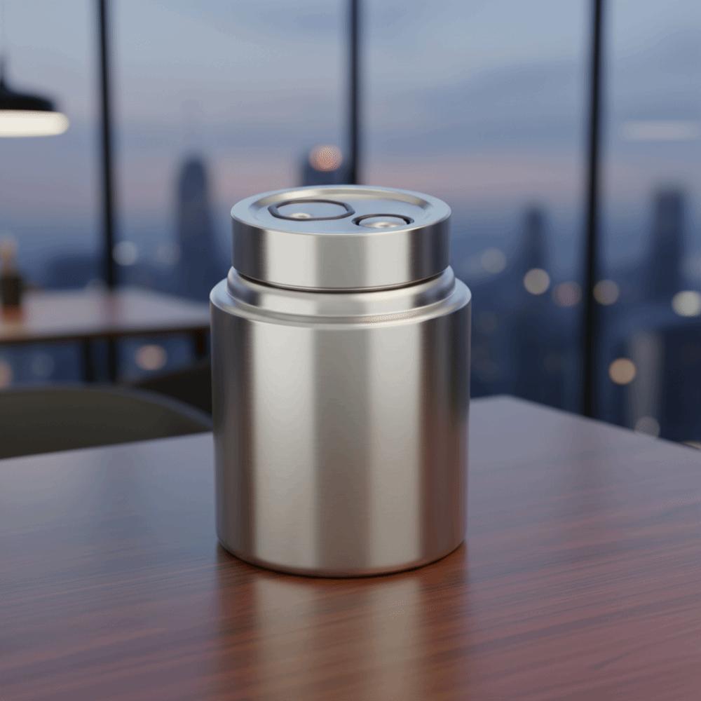 Moisture-Proof Stainless Steel Tea Jar 800/1000/1500/2000ML Fresh-Keeping Jar  Kitchen
