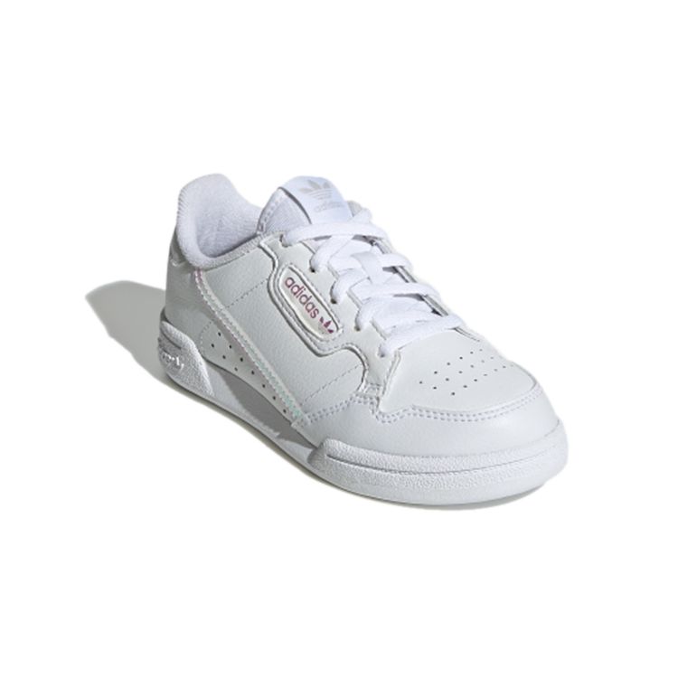 Adidas Originals Continental 80 Comfortable Durable Low-Top Kids Sneakers Kids Sneakers White FU6668