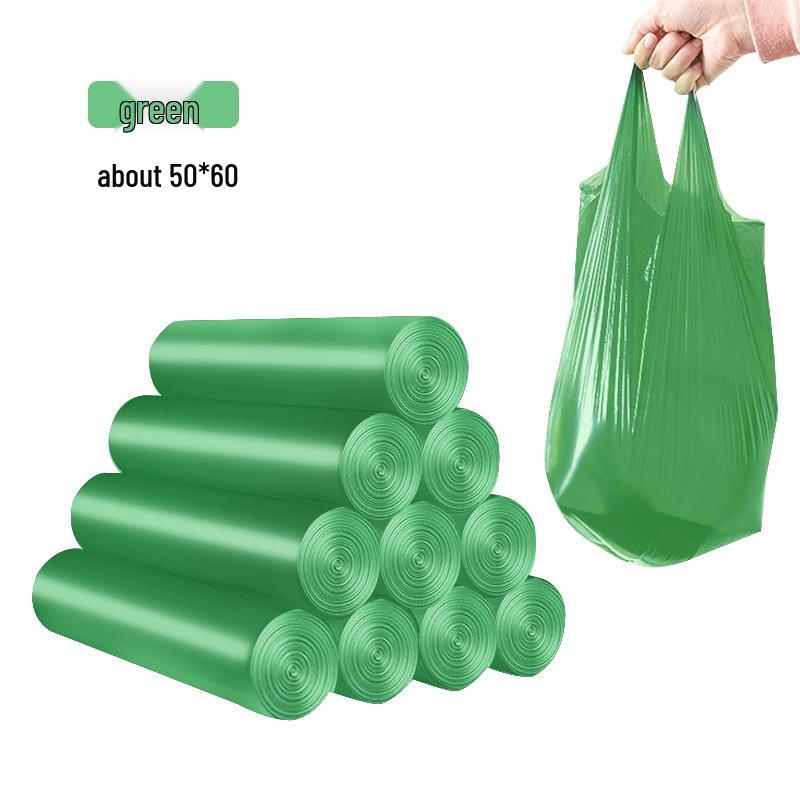 Thickened Automatic Drawstring Kitchen Trash Bags, Disposable