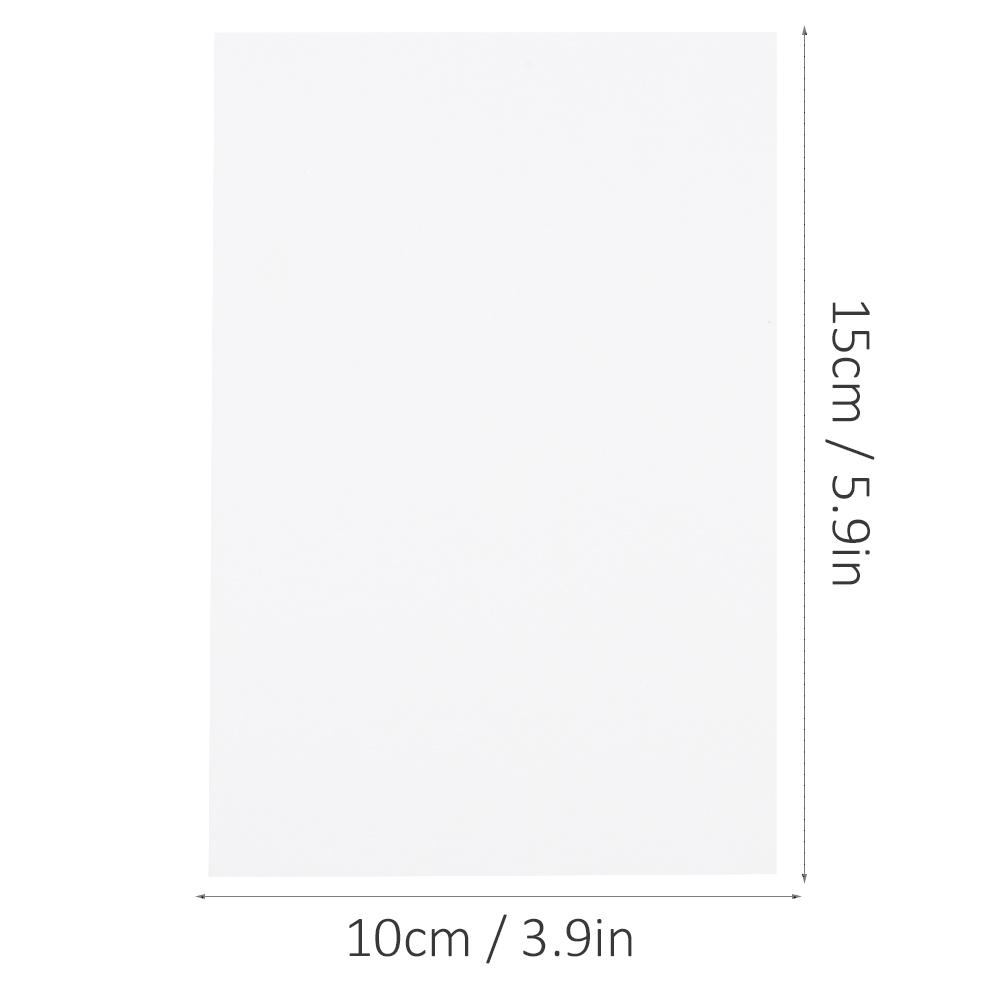 100Pcs White Cardstock Paper Thick Chipboard Used for Book Cover Tagboard Photobook Envelope