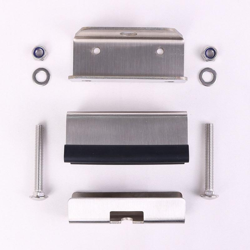 4 Stück Stahl-Solarmontageklemmen Solarhalterungen Yacht-Dachträger-Stabilisatoren Wetterfestes Design Einfaches Werkzeug Ohne Montage