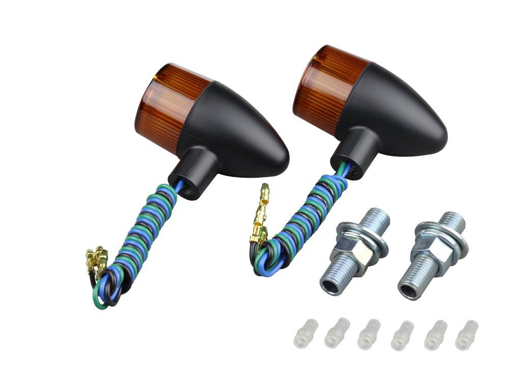 POSH FAITH Motorcycle Accessories Classic Turn Bullet Signals, Type, 095498-06