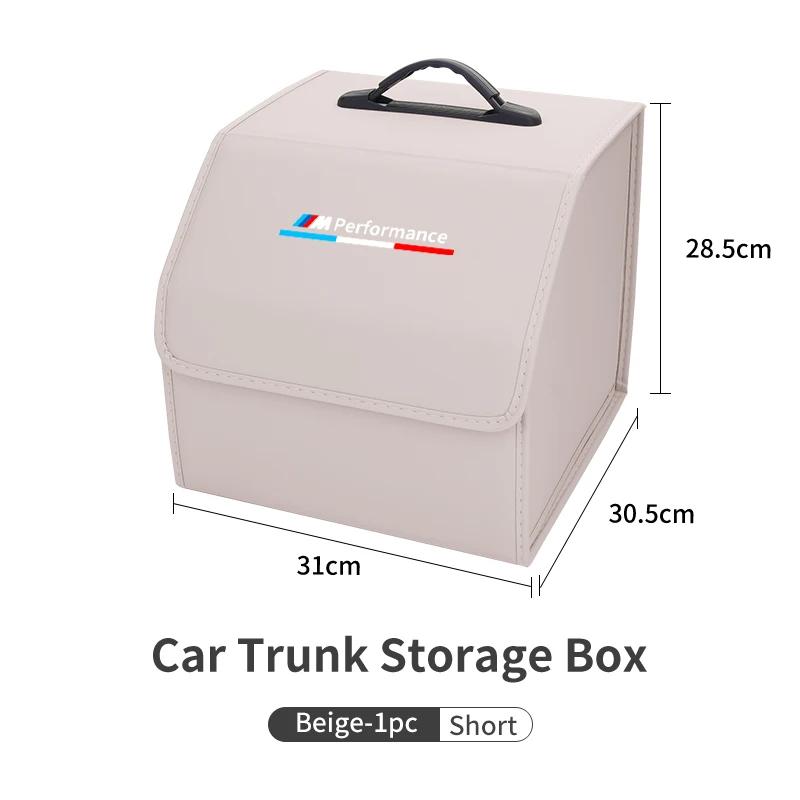 2025 Hot Car Trunk Storage Bag Leather Camping Box For BMW Performance X1 X3 X5 E39 E46 E90 F20 E60 F30 E36 F10 E87 E70 E91 E30