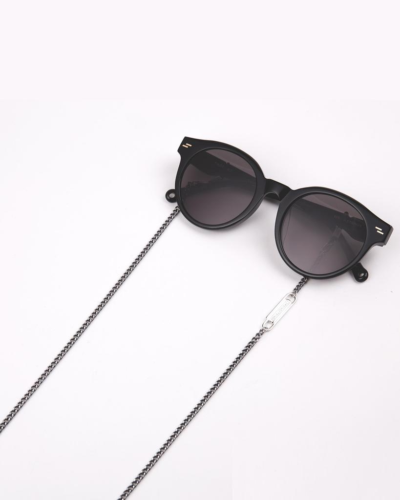 Seupeulingseuteulingseu Clip Antique Metal Chain Eyeglass Strap [Burnished Silver]