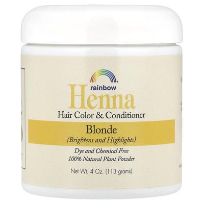 Henna, 100% Rostlinná barva na vlasy a kondicionér, Perská blond, 4 oz (113 G) Prášek