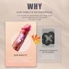 8.27" Waterproof Liquid Silicone Dildo with 10 Vibrations,360° Rotation,Heating,Remote Control,Rechargeable - for G-Spot Stimulation,Couples,and Gifts