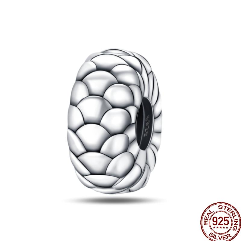 Shiny Zircon Round Beads Copper Pendant For 3Mm Original Bracelet Diy Jewelry Gift Birthday Anniversary