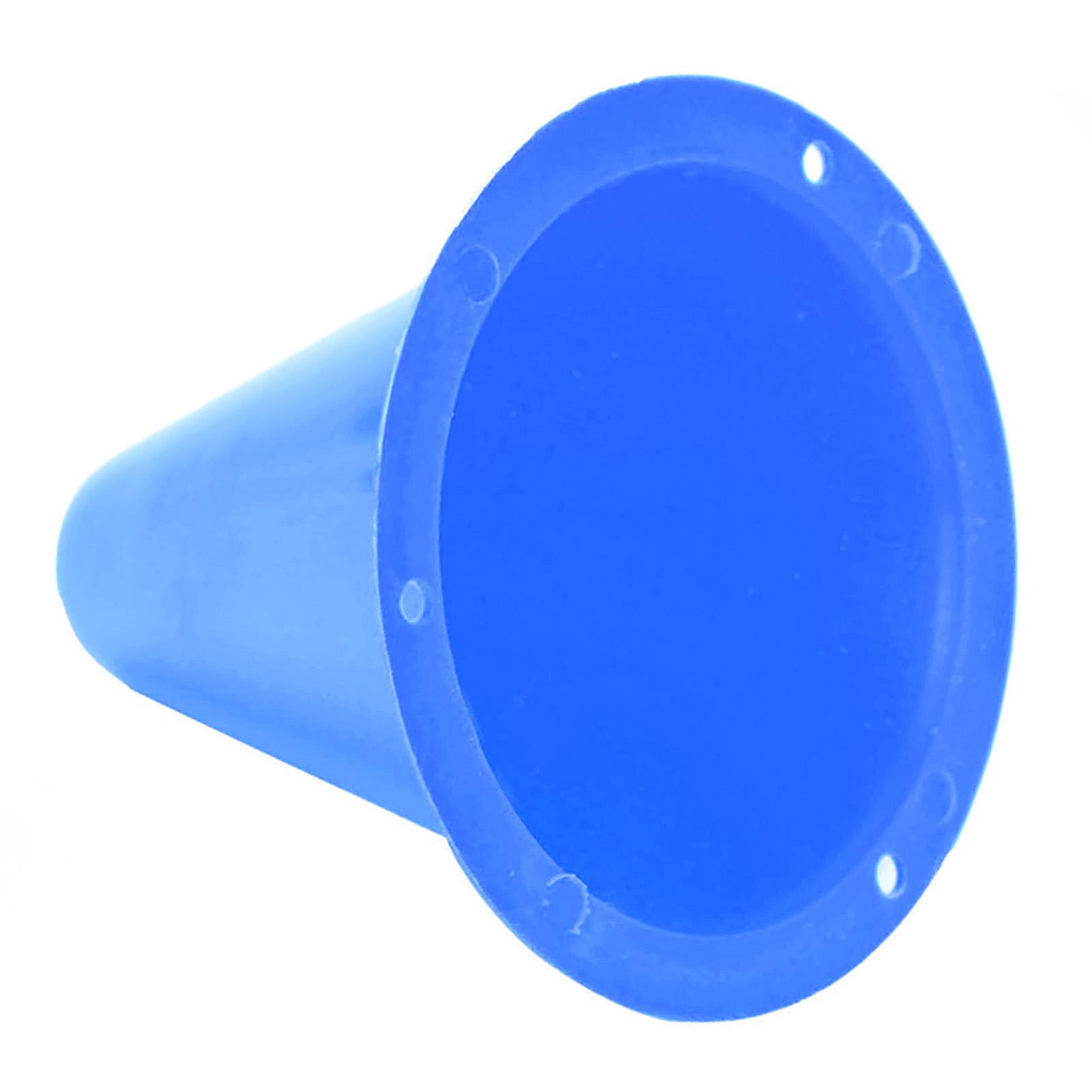 

10pcs Soccer Training Cone Football Barriers Plastic Marker Holder Accessory Blue
