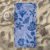 Cute Cartoon Starfish & Seashell Pattern Beach Towel, Soft Durable Quick-Drying, Ideal For Summer Beach, Swimming & Camping