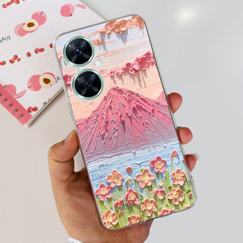 Fashion Elegant Pattern Phone Case For Huawei Nova 11i Soft Silicone TPU Back Cover For Huawei Nova11i 4G MAO-LX9