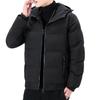 2025 Winter New Trend Feather Rong Padded Jacket Men's Jacket Hooded Padded Jacket Thickened Large Size Men's Jacket