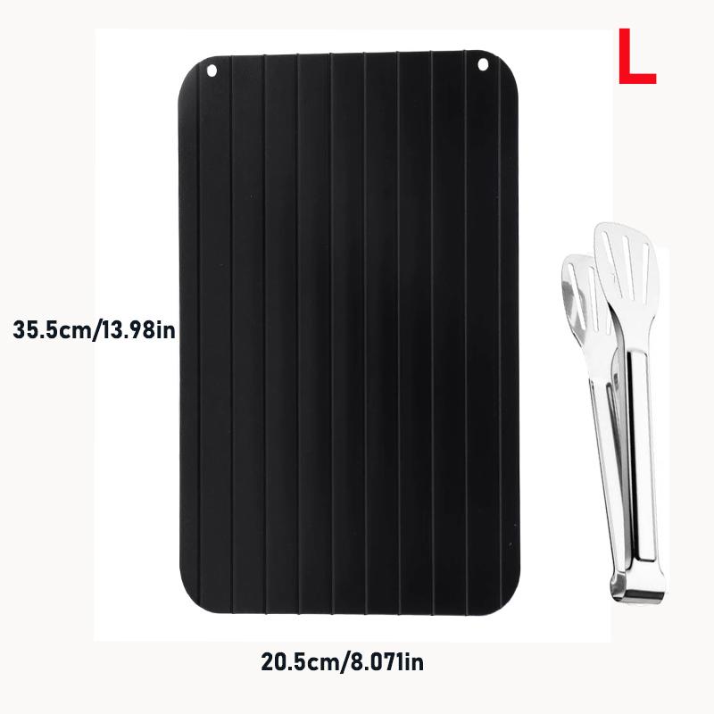 Aluminum Alloy Rapid Defrosting Tray Up To 5 Times Faster Defrosting For Fruit Meat And Frozen Foods Household Kitchen Tools