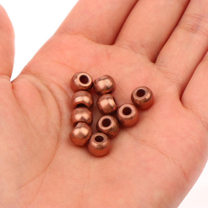 10Pcs 3mm ID Powder Metallurgy Self-Lubricating Spherical Bearings - 6mm Height Precision Oil Bushings