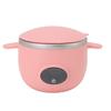 Bol Inteligente Aislado para Niños Pequeños de 500 ml Calentamiento a 45 Grados Centígrados Temperatura Constante Recargable Magnéticamente Bol para Comida de Niños Pequeños Rosa