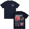 Omar Courtz Primera Musa Album Tour Merch T Shirt Unisex Wounisex Clothing Hip Hop Fashion Tshirt Casual Cotton Short Sleeve Tshirts
