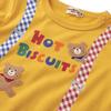 Miki House Hot Biscuits Långärmad T-shirt, Pojkar och Flickor, Baby, Barnkläder, Gul, 90 cm, 71-5201-686