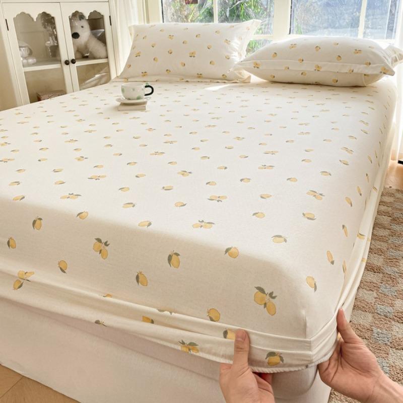 Cotton mattress single piece pure cotton bedspread Simmons all-inclusive mattress protective cover anti-dirty