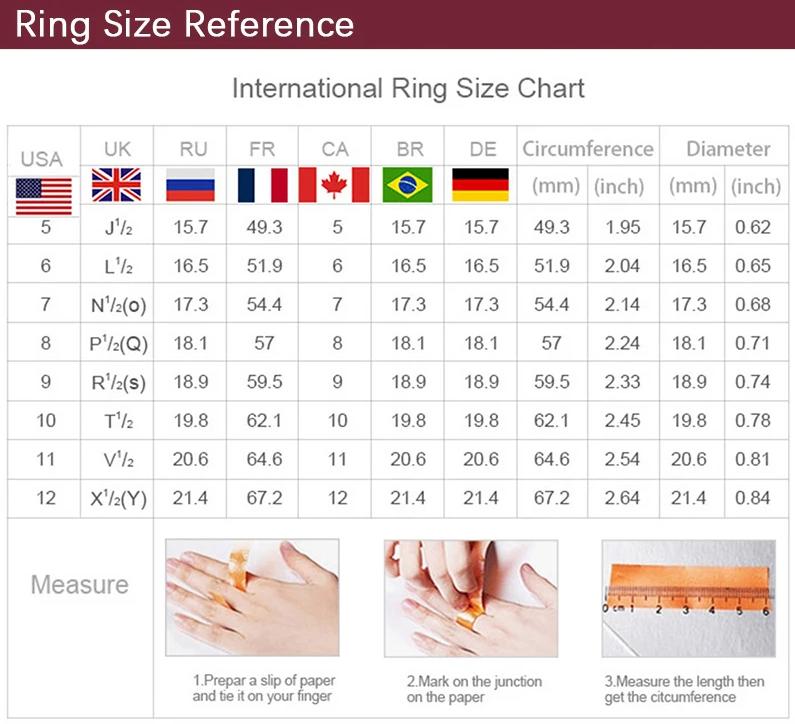 Hot Sale Original 925 Sterling Silver Ring Colorful Heart Zircon 6 7 8 9 Size For Women Valentine's Birthday Gift DIY Jewelry