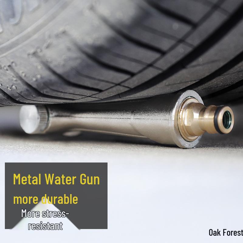 Hochdruck-Metall-Wasserpistole für Auto- und Bodenreinigung - Leistungsstarkes Sprühdüse