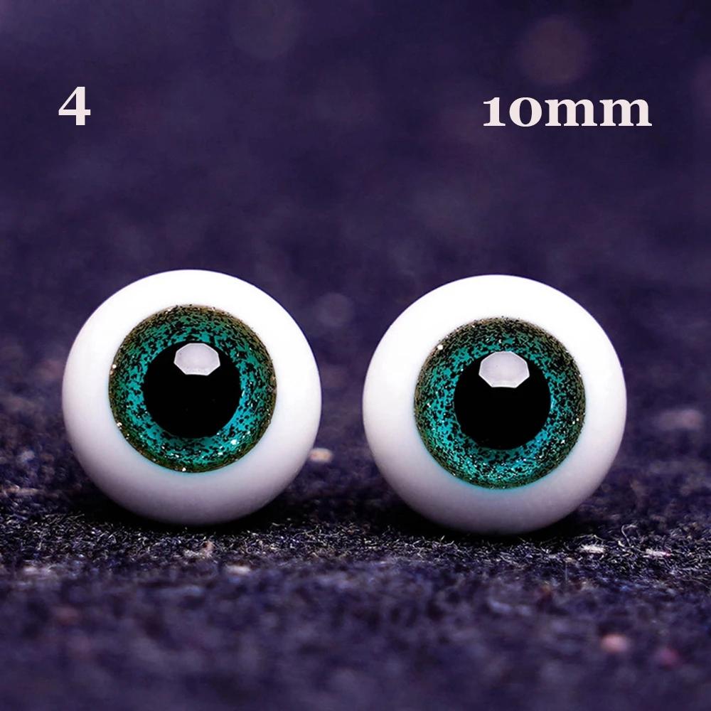 1Pair 6/8/10/12/14 Mm Glass Eyes Eyeball For Bjd Doll Blue Black Safety Animal Toy Eyes Diy Doll Making Crafts Toy Accessories