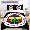 Fenerbahce Pattern Bedding,Quilt Set Quilt Cover Pillowcase Home Birthday Gift (1*duvet Cover+2*pillowcase,without Core)