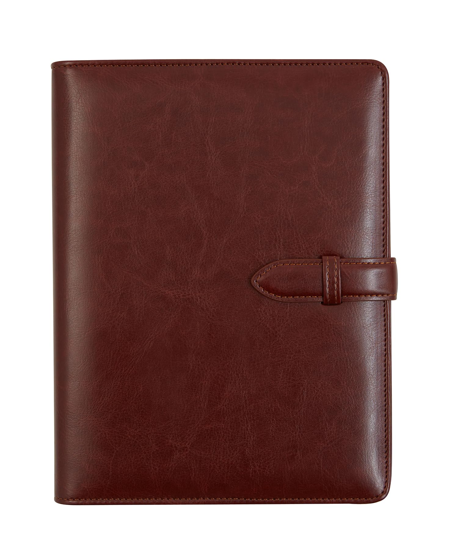 

Felicita A5 6-Ring Planner Binder 15 mm (PU Leather Cover, Basic Refills, SLNT-05 Brown)