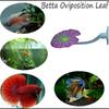 Easy-Install Silicone Betta Fish Hammock - Fluorescent for Lotus Leaf Aquarium Decor for All Fish Species