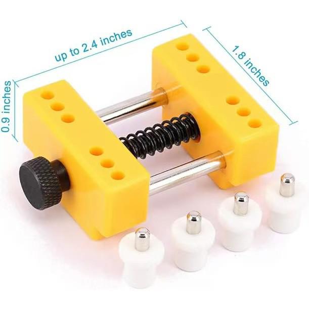 Two-Piece Watch Back Cover Opener & Fixing Base Set