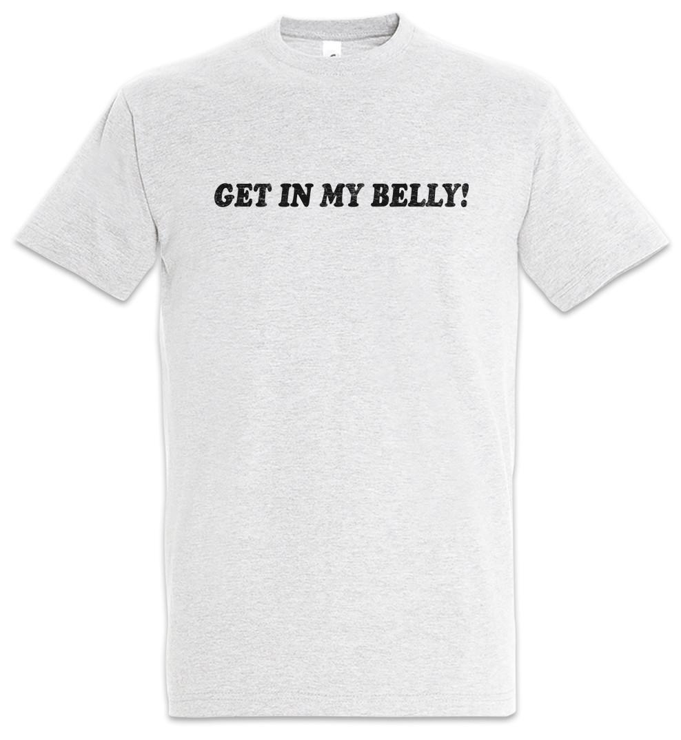 Get In My Belly T-Shirt Fun Chubby Pride Fatty proud fat large big heavy Plump S