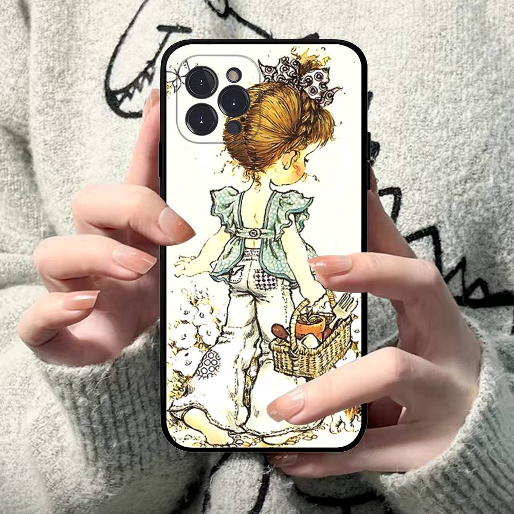 

Sarah Kay Girls Cute Phone Case For IPhone 17 16 15 Plus X 14 11 12 13 Mini Pro Max Mobile Case iPhone 11