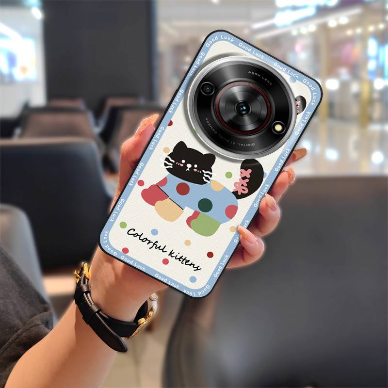 Cute Cartoon Phone Case For ZTE Blade A75 5G/Nubia Focus 5G/Calf 5G Soft case Durable Dirt-resistant Anti-dust Graffiti