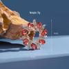 Exquisite Women's Red Flower Brooch – Niche Design, High-End Suit Accessory