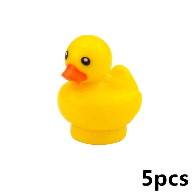 MOC City Animal Building Block Figures Goat Sheep Eagle Owl Panda Parrot Seagull Penguin Zoo Fram Accessories Bricks Toy Gift