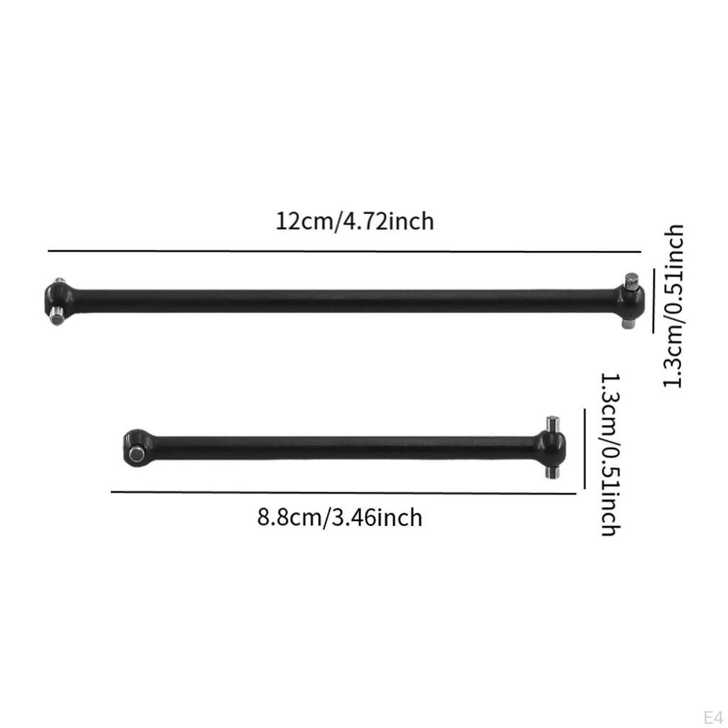 Metal Driveshaft for RC Car, Replacement Accessory Dogbone 1/8 6S Transmission Ar310470