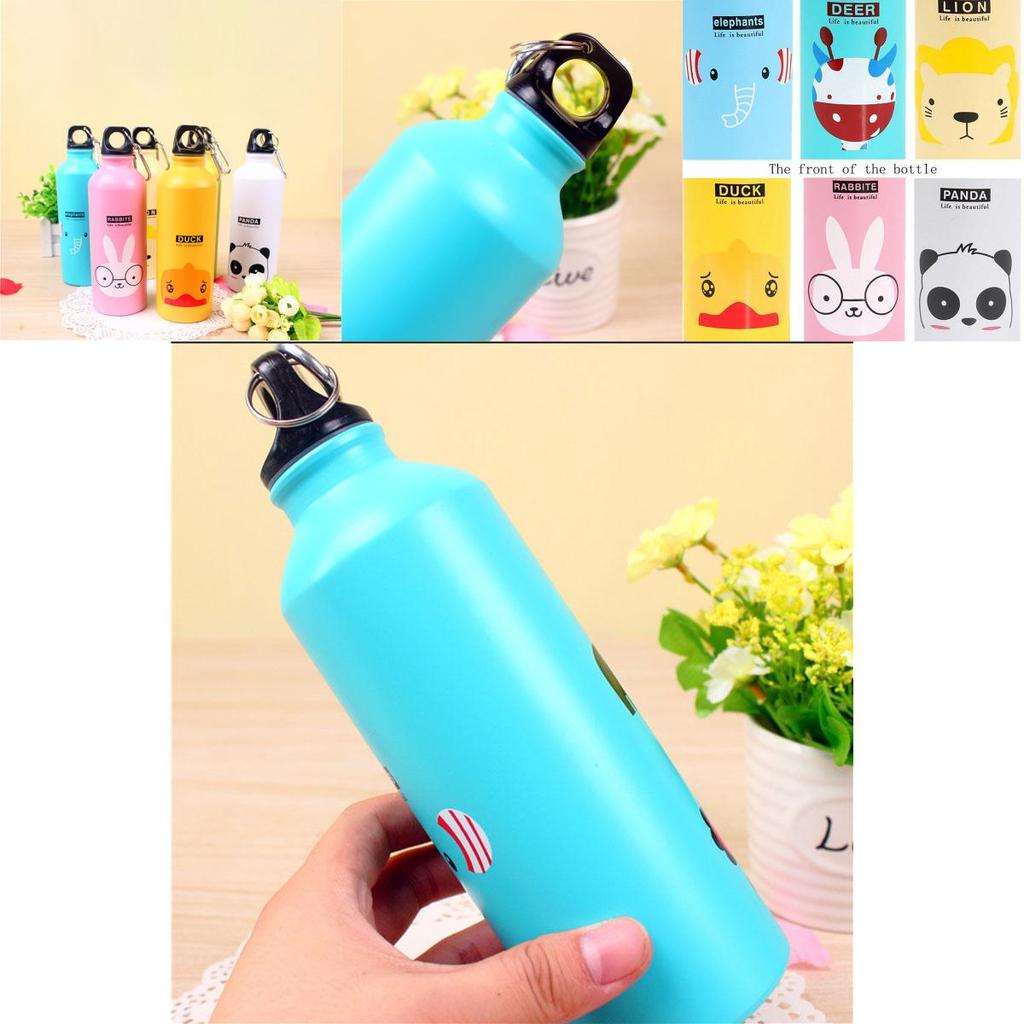 Durable 500ml Lightweight Aluminum Alloy Water Bottle For Outdoor Sports And Camping